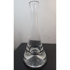 Vintage Decanter Val Saint Lambert Heavy Crystal Belgium Barware NO Stopper